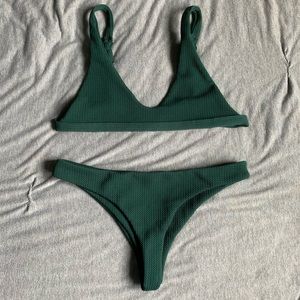Forest Green Zaful Bikini